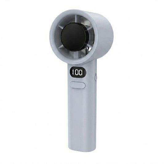 M11 Portable Handheld LED Digital Display Fan, Infinite Variable Speed (1-120 Levels)