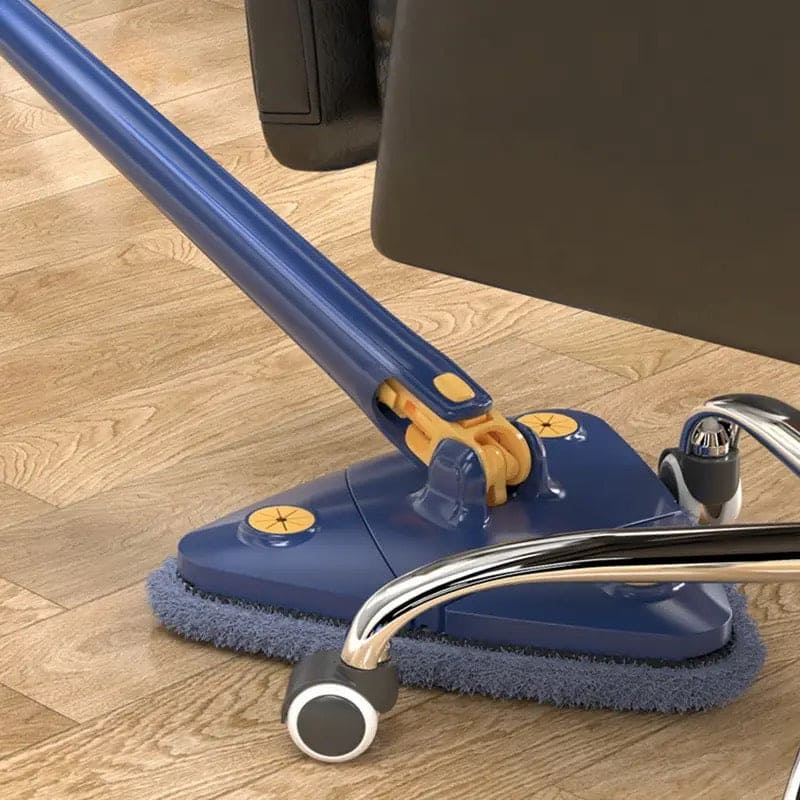 Triangle Extendable Cleaning Mop, 360° Rotatable Squeeze Mop, Multipurpose Cleaning Brush