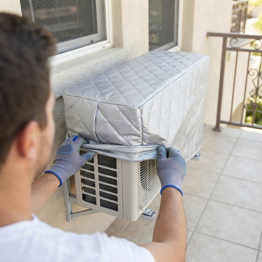 Fan Cover and AC Cover - 1.5 Ton Indoor & Outdoor Dustproof