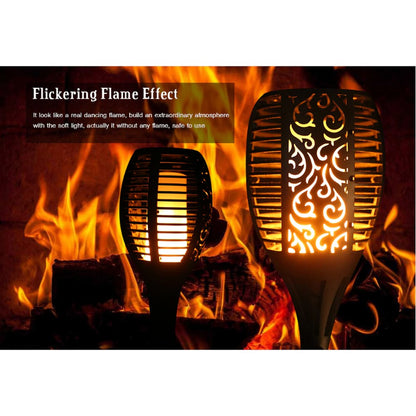 Solar Powered Flickering Flame Lawn Lights for Outdoor Decoration